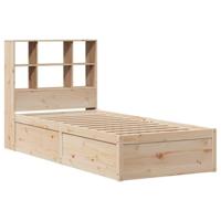 Bedframe zonder matras massief grenenhout 90x190 cm - thumbnail