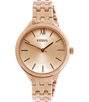 Horlogeband Fossil BQ3049 Roestvrij staal (RVS) Rosé 14mm - thumbnail