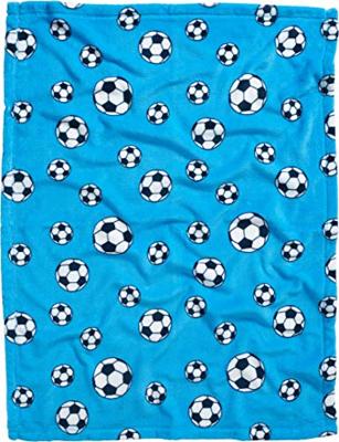 Playshoes fleece babydeken Voetbal Blauw