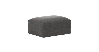 Voetenbank Blok 90 x 70 cm grijs Voetenbank Blok 90 x 70 cm grijs