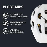 Olympic Sportswear Alpina sports mtb helm plose mips 57-61 mat wit - thumbnail