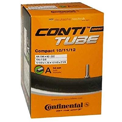 Continental binnenband "compact 10/11/12" conti tube compact 10-12" 44/62-194/222 a34 - thumbnail