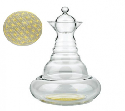 Vitaalwaterkaraf Golden Alladin Family 2300 ml met Gouden Bloem des Levens