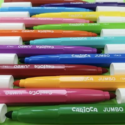 Carioca viltstift Jumbo, 50 stiften in een plastic pot