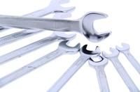 9 Combinatiesleutels met schuine dooskoppen - PRECISION STEEL - thumbnail