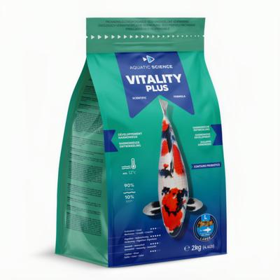 Aquatic Science Vitality Plus 2kg - Premium Groot Vijvervisvoer voor Gezondheid & Kleur Aquatic Science Vitality Plus 2kg - Premium Groot Vijvervisvoer voor Gezondheid & Kleur