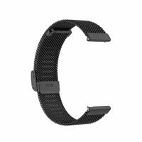 By Qubix - Compatible met Xiaomi Redmi Watch 5 Active/Redmi Watch 5 Lite - Milanese bandje met klemsluiting - Zwart - Compatible Xiaomi bandje - thumbnail