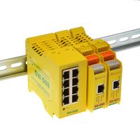 Brainboxes SW-508 Industriële Ethernet 8 Poort Onbeheerde Schakelaar. - thumbnail