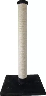 Krabpaal Lang voor de kat (82 cm) Zwart