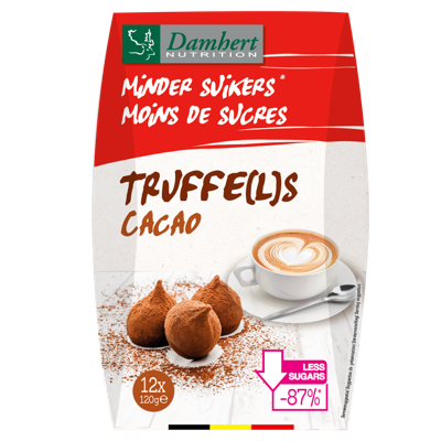 Damhert Truffels minder suiker 120 Gram