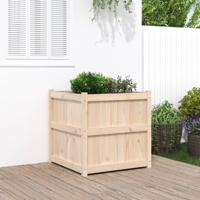 VidaXL Plantenbak 70x70x70 cm massief grenenhout - thumbnail