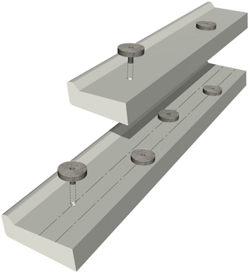 Illbruck neuslat clips25mm