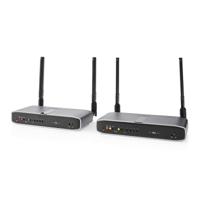 Draadloze HDMI-Zender | Wi-Fi | 5.15 - 5.85 MHz | 100 m (gezichtsveld) | Maximale resolutie: Full HD 1080p | 6.75 Gbps | IR Return-functie | ABS | Antraciet - thumbnail