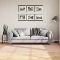 VidaXL Vloerkleed huarte laagpolig zacht wasbaar 140x200 cm roze - thumbnail