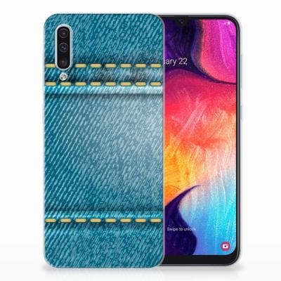 Samsung Galaxy A50 | Sillicone Back Cover | Jeans