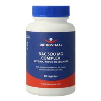 OrthoVitaal NAC 500mg complex 60 Vegetarische capsules - thumbnail