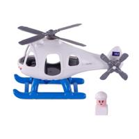 Cavallino politiehelikopter met speelfiguur, 29,5cm - thumbnail