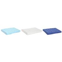 Vloerkussen DKD Home Decor Blauw Marineblauw Greige 110 x 78 x 12 cm (3 Stuks) - thumbnail