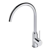 Keukenmengkraan Hotbath Cobber 1-hendel 36 cm Draaibare Uitloop Gepolijst Messing Living Colours - thumbnail