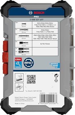 Bosch Professional PRO Impact schroefbitset 35-delig - 2608521U77 - thumbnail