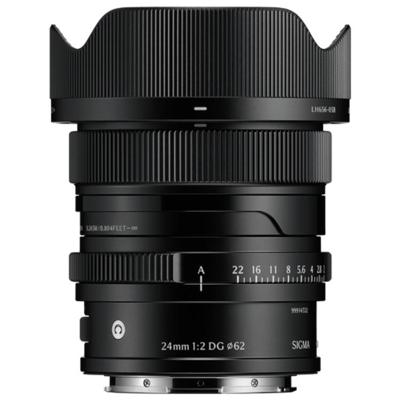SIGMA 24mm f/2 DG Contemporary L-mount - Zwart SIGMA 24mm f/2 DG Contemporary L-mount - Zwart