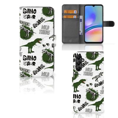 Telefoonhoesje | Met pasjeshouder | voor Samsung Galaxy A05s Dinosaurus