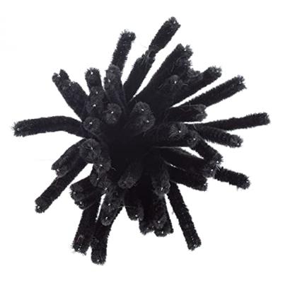 Vaessen Creative • chenilledraden 6mm 50st. 30cm zwart