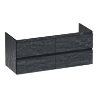 Brauer Joy Edge - Onderkast - 120 cm - met 4 Softclose Lades Greeploos en 2 Sifon Uitsparingen - Damascus - thumbnail