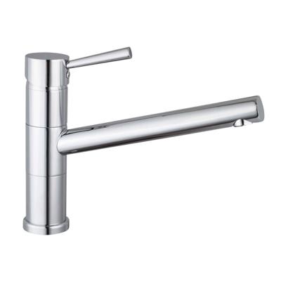 ATLANTA ééngreepsmengkraan keuken, chroom kraan met hoge uitloop en draaibereik 150° keramische schijven geluidsarme, verwisselbare 40 mm-cartouche Eco-Click functie en kinderbeveiliging f