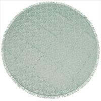 Unique Living Foam tafelkleed rond 160cm sage - thumbnail