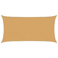 VidaXL Zonnezeil 160 g/m² rechthoekig 2x3,5 m hdpe zandkleurig - thumbnail