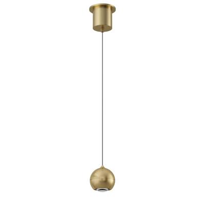 Artdelight Hanglamp Miami 1 lichts Ø 10 cm comfortlift warm goud Artdelight Hanglamp Miami 1 lichts Ø 10 cm comfortlift warm goud