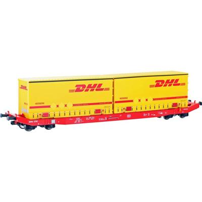 Mehano 28411 HO containerwagen Sgkkms 698 DHL van de DB Cargo