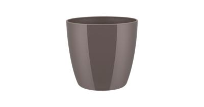 Elho brussels diamond bloempot rond 30 cm oyster pearl