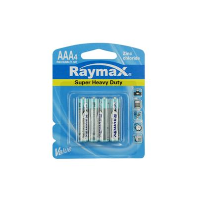 Raymax Batterij penlite mini r03 zink aaa15v %c3%a0 4st