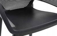 Keter stapelstoel Eva - antraciet - thumbnail