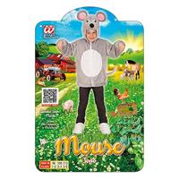 Hoodie vest pluche muis kind - thumbnail