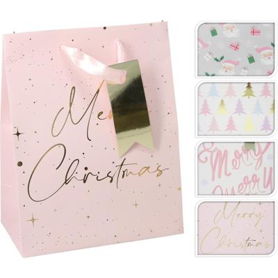 Geschenktas voor kerst M papier