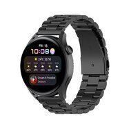 Stalen schakelband - Zwart - Samsung Galaxy Watch - 46mm / Samsung Gear S3 - thumbnail