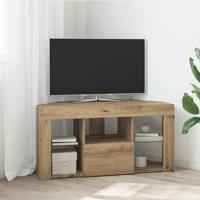 Hoek LED TV Kast Artisan Eiken 108 x 40 x 50 cm Bewerkt hout - thumbnail