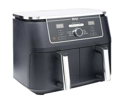 NINJA - Foodi Max - AF400EU - DualZone olievrije friteuse - 2470W - 7,6L - 2 kookladen - 6 kookstanden