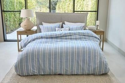 Rivièra Maison Rivièra Maison Dekbedovertrek Silvan Blauw 260x200/220 cm