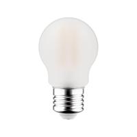 LED Lamp E27 - Melkglas - Warm wit licht - 470 lm - thumbnail