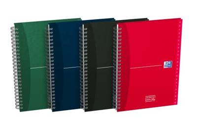 Oxford Office Essentials addressbook, 144 bladzijden, ft A5, geassorteerde kleuren