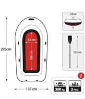 Intex 68380NP Opblaasboot Seahawk 3 3-Persoons Set - thumbnail