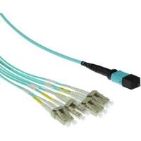 ACT RL7823 50/125 OM3 Fanout Patchkabel 1x MTP Female/4x LC Duplex 8 Vezels - 3 meter - thumbnail