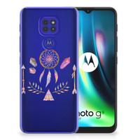 Motorola Moto G9 Play | E7 Plus Telefoonhoesje met Naam Boho Dreamcatcher - thumbnail