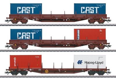 Märklin 47119 H0 3-delige set goederenwagens van de NMBS/SNCB