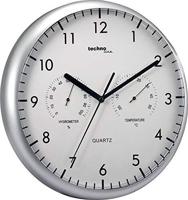 Techno Line WT 650 Wandklok Kwarts 26 cm Zilver - thumbnail