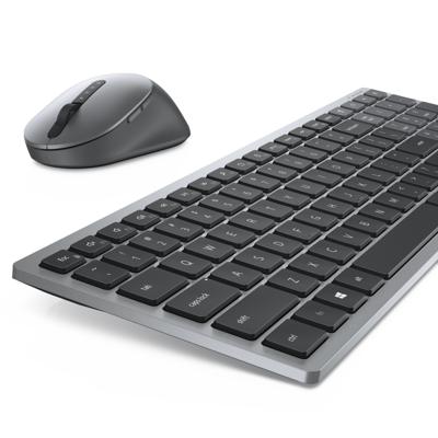 Dell KM7120W Azerty BE RF & BT Draadloos Desktopset - Grijs, Zwart